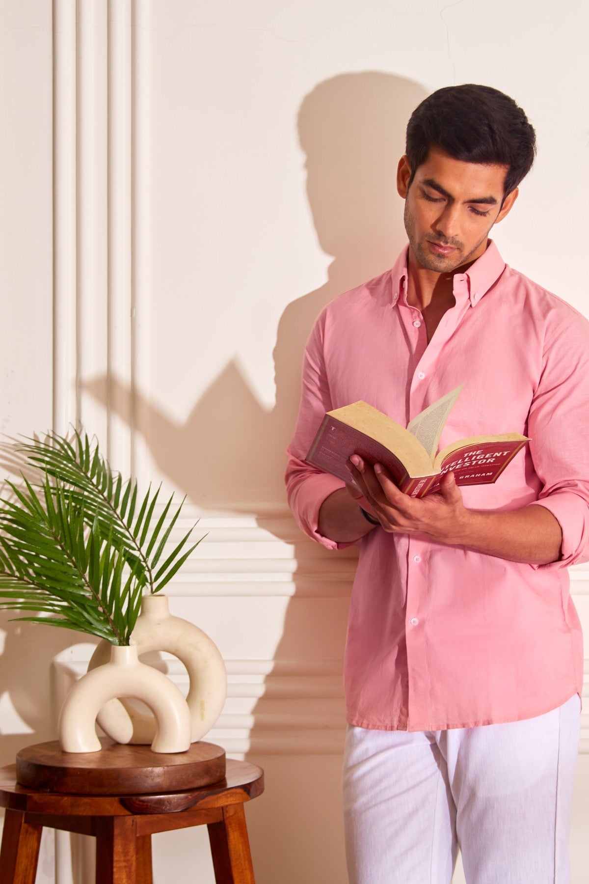 Pink Orchid Linen Shirt